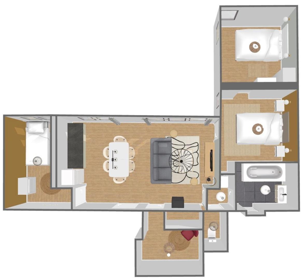 Modern, Quiet 3-bedroom With Parking